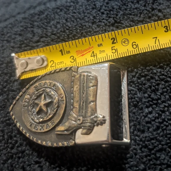 Vintage “The State of Texas” Western Belt Buckle Lone Star Cowboy Style - Picture 5 of 5